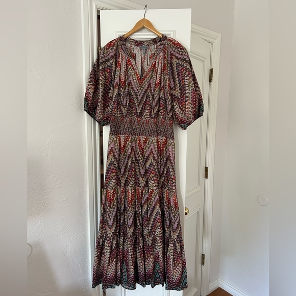 Puff sleeve Anthropologie dress - Picture 1 of 9